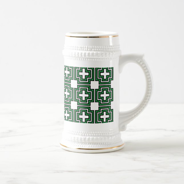 C&S Green Beer Stein (Right)