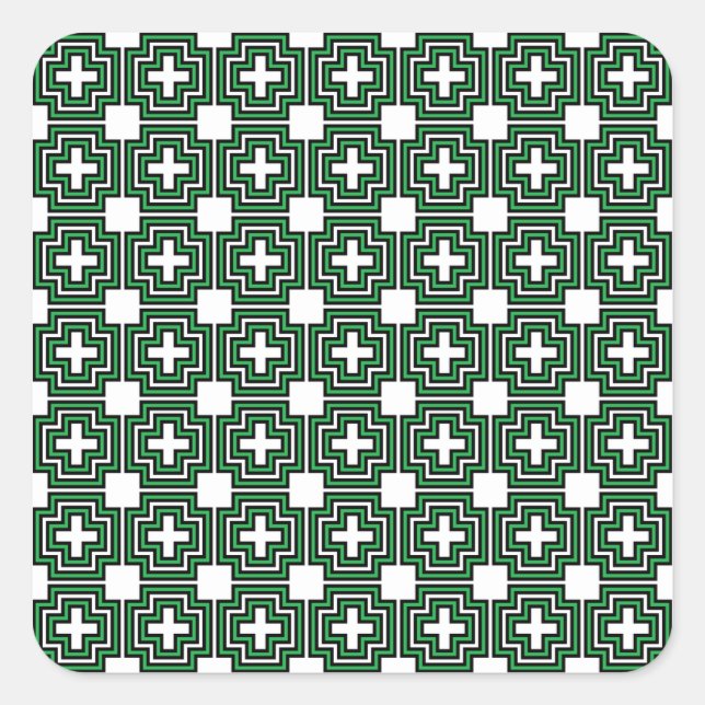 C&S Green Square Sticker (Front)