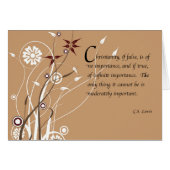 C.S. Lewis Card (Front Horizontal)