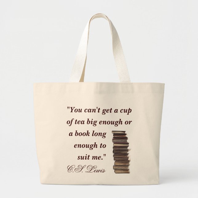 C.S. Lewis Quote Bag (Front)