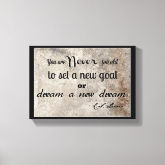 C. S. Lewis quote Canvas Print