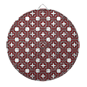 C&S Red Dartboard With Darts