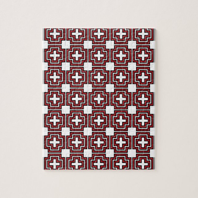 C&S Red Jigsaw Puzzle (Vertical)