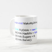 C# Sharp Programmers Tea Mug (Front Left)