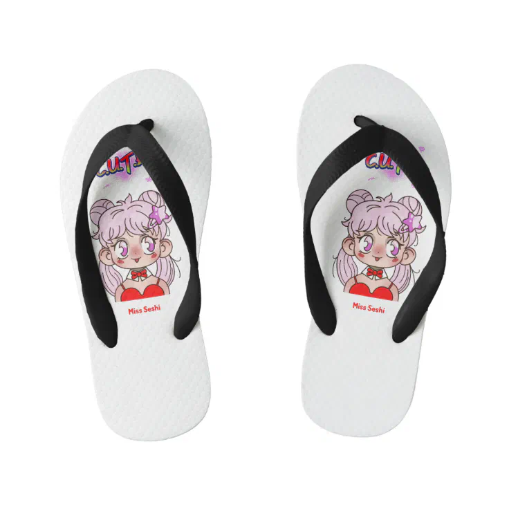 .E. Japanese Anime Kid's Flip Flops | Zazzle .E. Japanese Anime Kid's Flip Flops | Zazzle