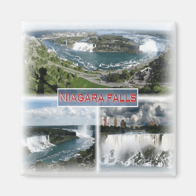 CA0025 America, Canada, Ontario, Fridge  Magnet (Front)