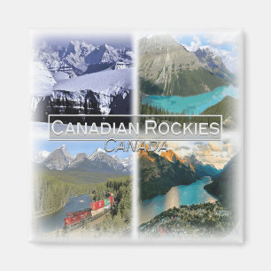 CA0027 America, Canada, Canadian Rockies, Fridge Magnet