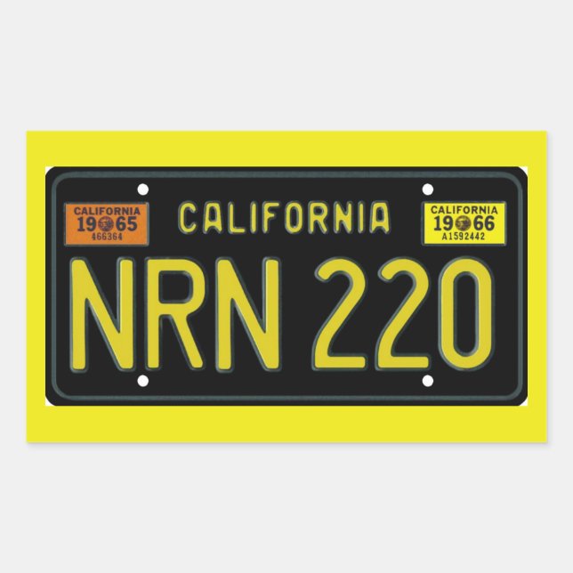 CA66 RECTANGULAR STICKER (Front)