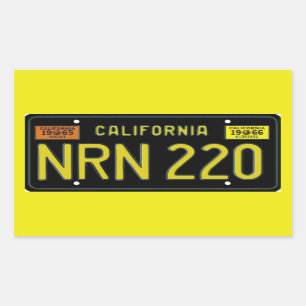CA66 RECTANGULAR STICKER
