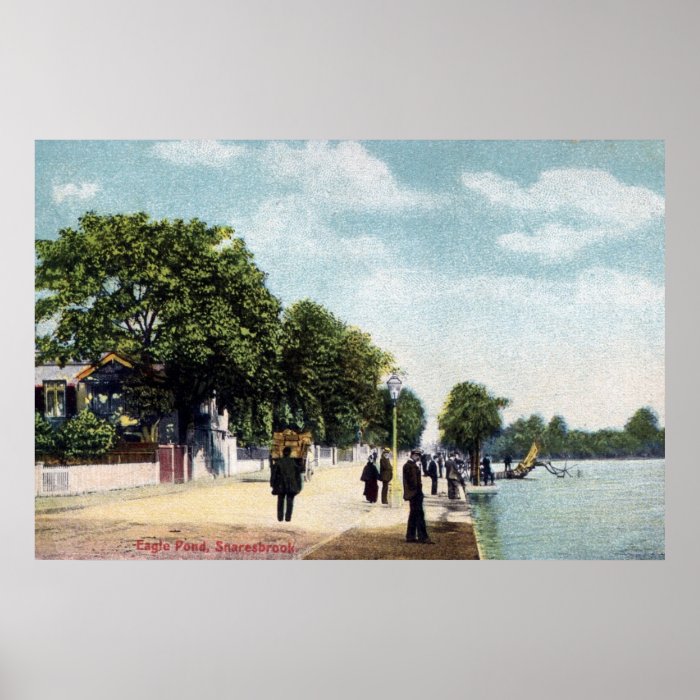 ca 1905 Eagle Pond, Snaresbrook (London borough) Poster