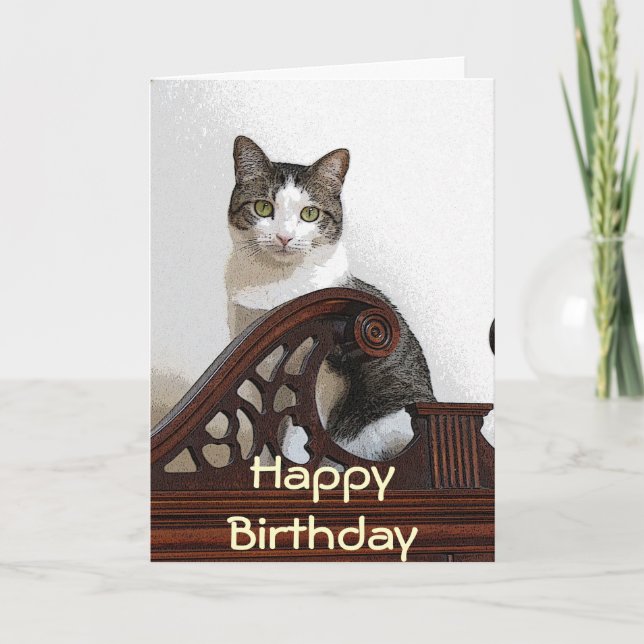 CA-Birthday Kitty Card (Front)