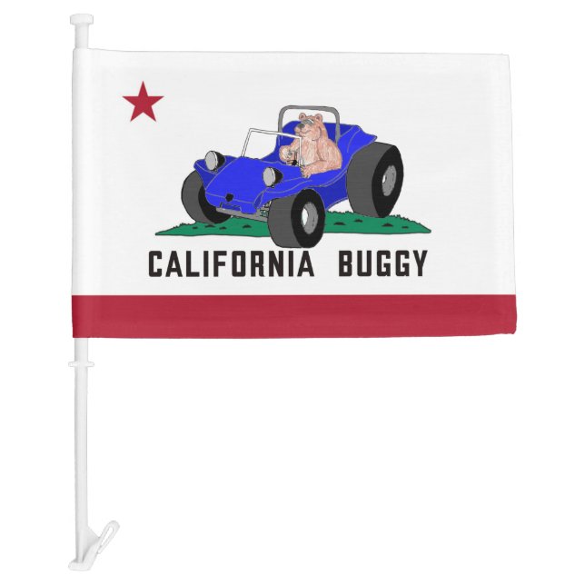CA buggy Flag Blue (Front)