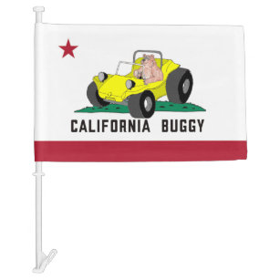 CA Buggy Flag - Yellow