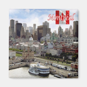 CA Canada - MONTREAL Panorama - Fridge Magnet