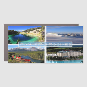 CA Canadian Rockies - Valley of Five Lakes - Car Magnet