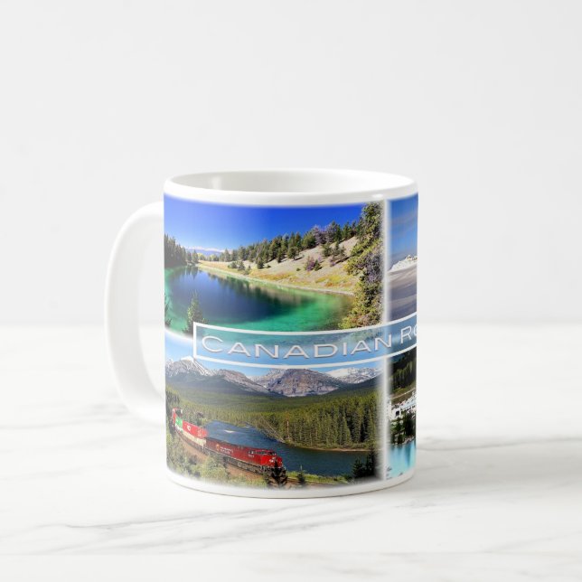 CA Canadian Rockies - Valley of Five Lakes - Coffee Mug (Front Left)