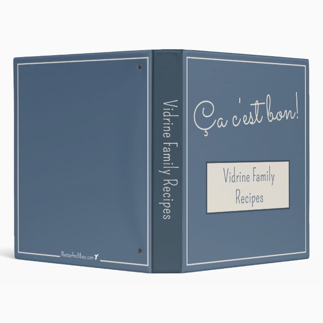 Ça c'est bon Recipe Binder (Background)