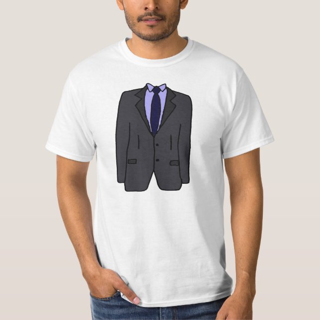 CA- Coat and Tie T-shirt (Front)