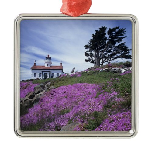 CA, Crescent City, Battery Point lighthouse with Metal Ornament