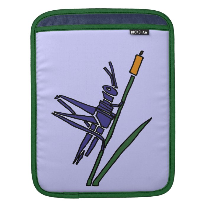 CA  Cricket Cartoon Abstract Art ipad Sleeve