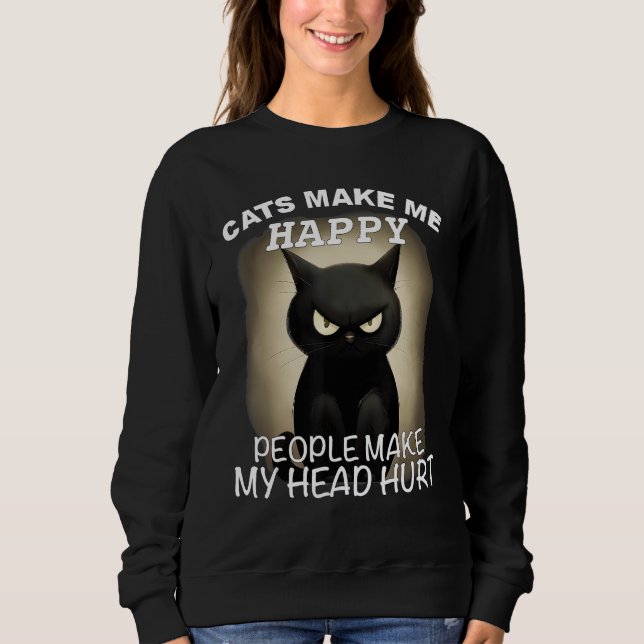 Ca for MenWomen   Ca for Cat DadMom 2 Sweatshirt (Front)