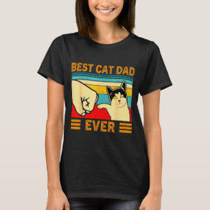 Ca Men Best Cat Dad Ever Funny Cat Lover Gift T-Shirt
