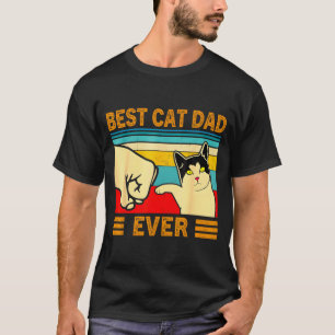 Ca Men Cat Dad Ever Funny Cat Lover Gift  T-Shirt