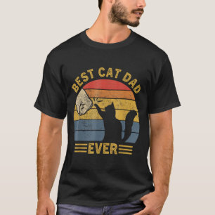 Ca Men Cat Dad Ever Funny Cat Lover Gift  T-Shirt
