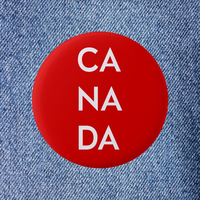 Ca Na Da Canada Dark Monotone Button (Creator Uploaded)