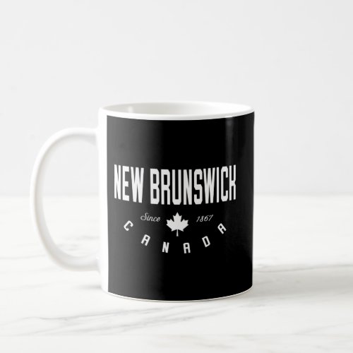 Ca New Brunswick Canada Canadian Maple Leaf Coffee Mug