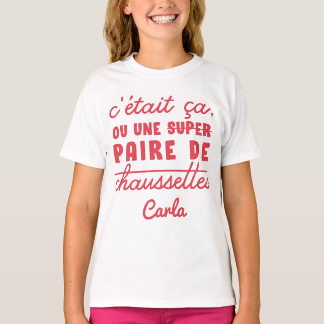 Ça ou une paire de chaussettes T-Shirt (Front)