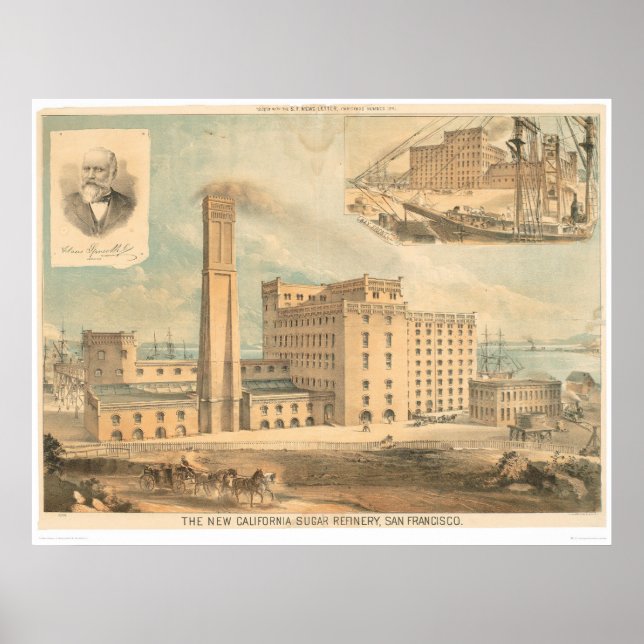 CA. Sugar Refinery (1192A) Poster (Front)