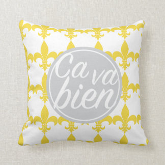 "Ca va bien" pillow