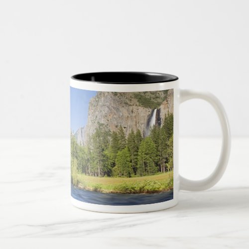 CA Yosemite NP Valley view with El Capitan Two_Tone Coffee Mug