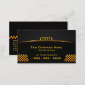 Cab Company Taxi Driver Business Card (Front/Back)