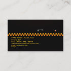 Cab Company Taxi Driver Business Card