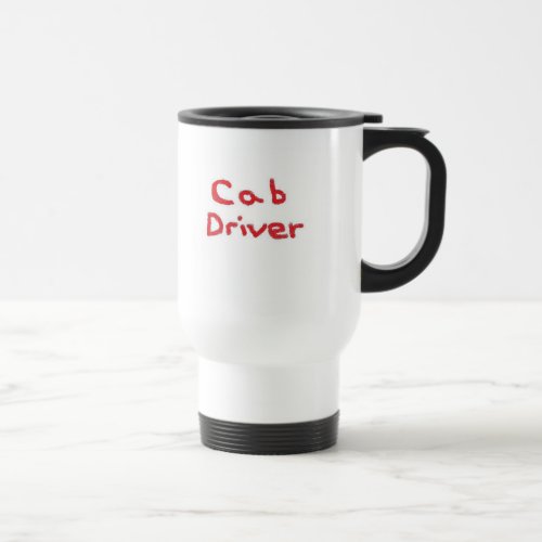 cab driver travel mug