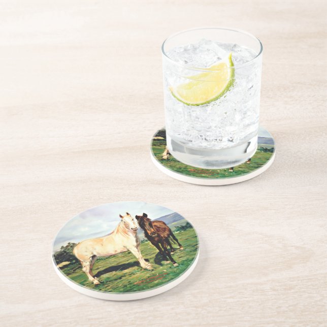 Caballos/Cabalos/Horses Coaster (Side)