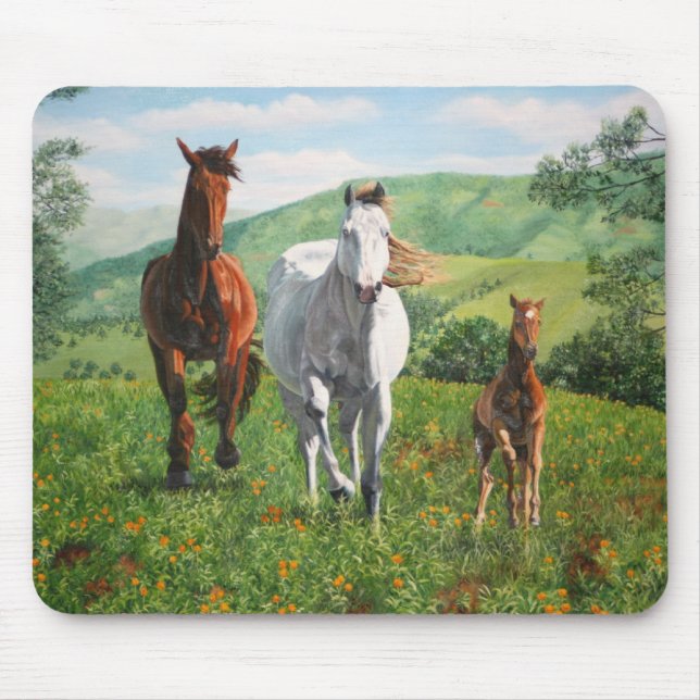 caballos mouse pad (Front)