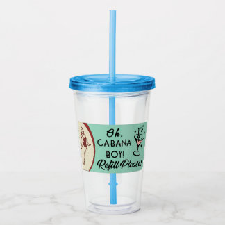 Cabana Boy Acrylic Tumbler