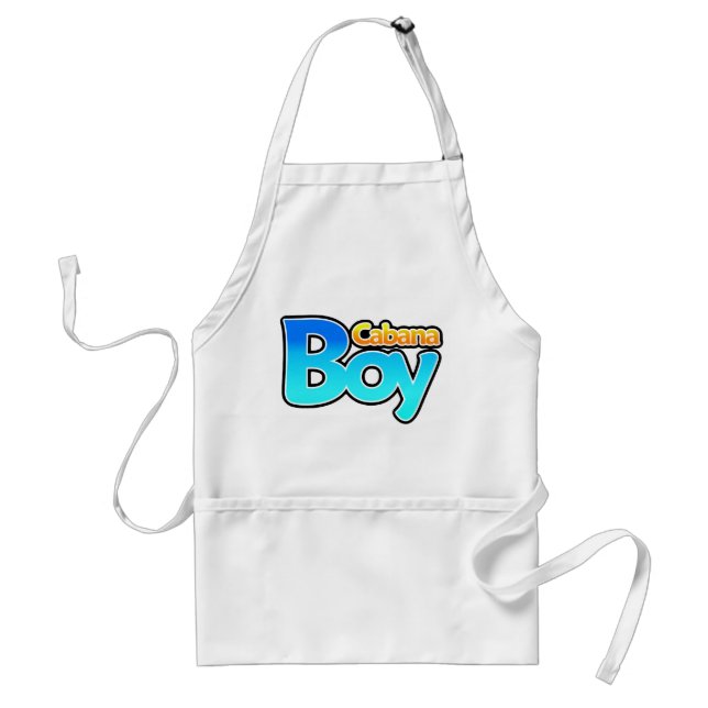 Cabana Boy Adult Apron (Front)