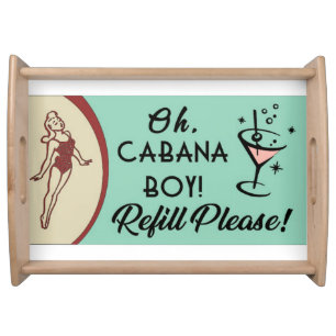 Cabana Boy Serving Tray