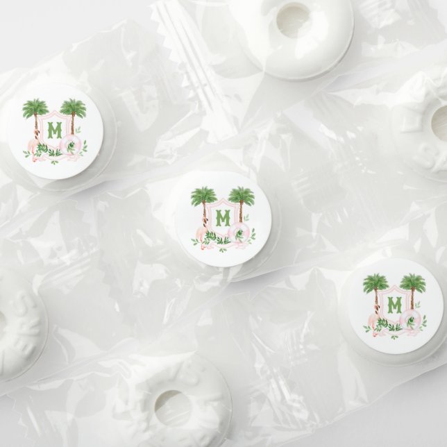 Cabana Stripes Palm Beach Monogram Crest Life Saver® Mints (Assorted)