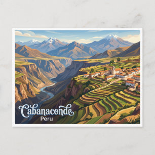 Cabanaconde Peru Postcard