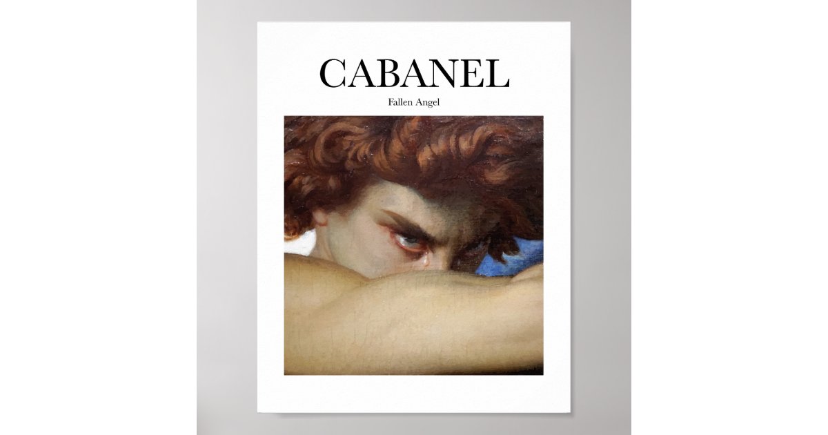 Cabanel Fallen Angel Poster Zazzle