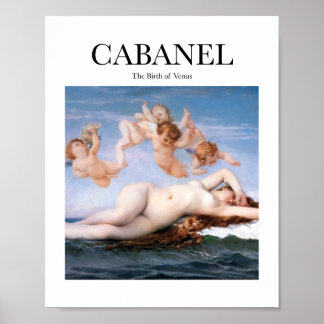Cabanel - The Birth of Venus Poster