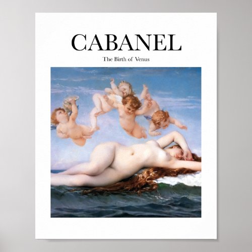 Cabanel _ The Birth of Venus  Poster
