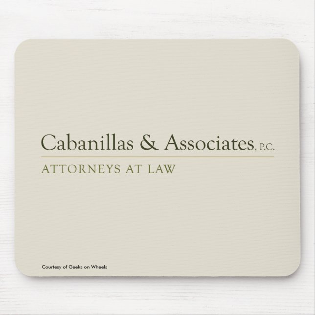 Cabanillas & Associates Mouse Pad (Front)