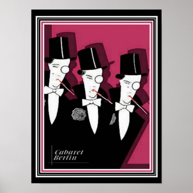 Cabaret Berlin Art Deco Print by Coles Phillips (Front)