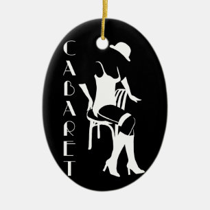 Cabaret Ceramic Ornament